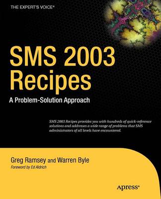 Book cover for SMS 2003 Recipes