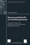 Book cover for Steuerung und Kontrolle von Investitionsprozessen