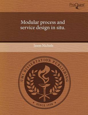 Book cover for Modular Process and Service Design in Situ