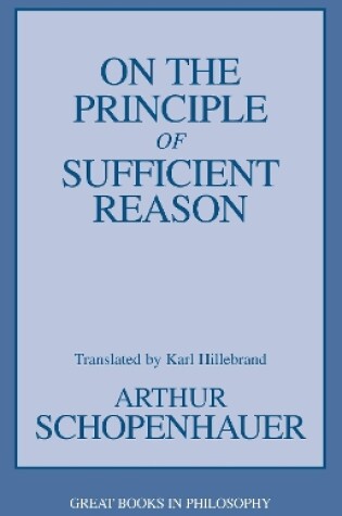 Cover of On the Principle of Sufficient Reason