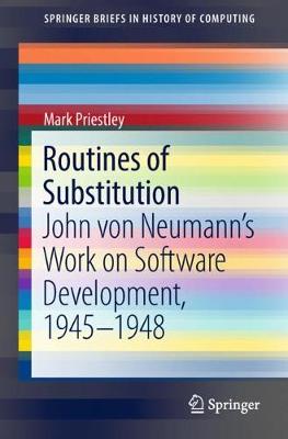 Cover of Routines of Substitution