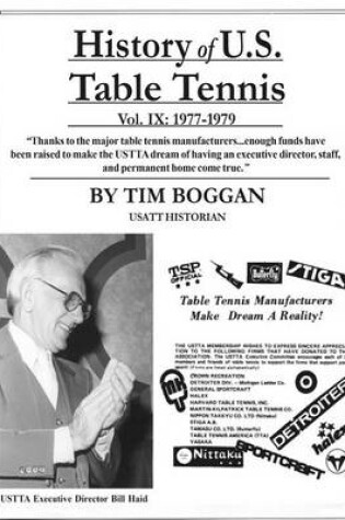 Cover of History of U.S. Table Tennis Volume 9