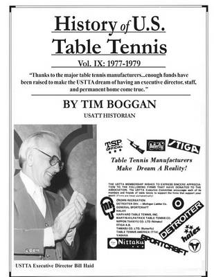 Book cover for History of U.S. Table Tennis Volume 9