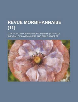 Book cover for Revue Morbihannaise (11)