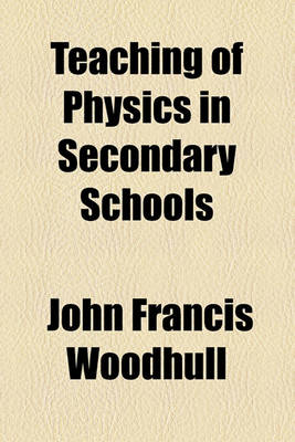 Book cover for Teaching of Physics in Secondary Schools