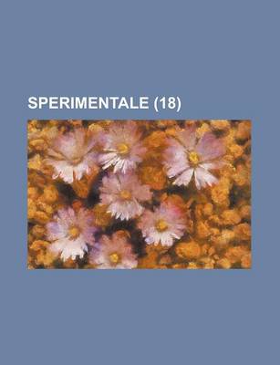 Book cover for Sperimentale (18)