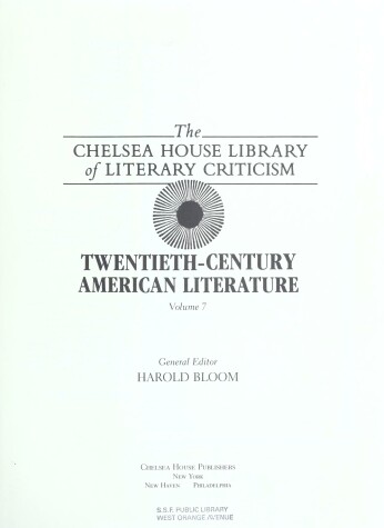 Book cover for 20th Cent Amer Lit (Vol. 7)(Oop)