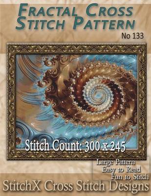 Book cover for Fractal Cross Stitch Pattern - No. 133