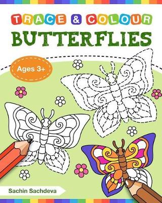 Book cover for Butterflies (Trace and Colour)