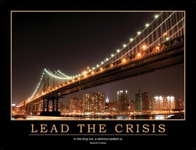 Book cover for Lead the Crisis Poster