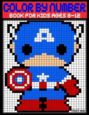 Book cover for Mosaic Art Color By Number Coloring Book for Kids