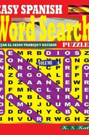 Cover of EASY SPANISH Word Search Puzzles. Vol. 4