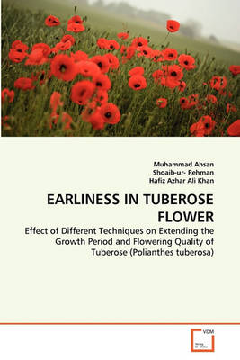 Book cover for Earliness in Tuberose Flower