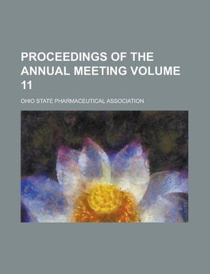 Book cover for Proceedings of the Annual Meeting Volume 11