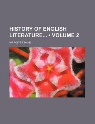 Book cover for History of English Literature (Volume 2)