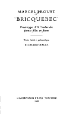 Cover of Bricquebec