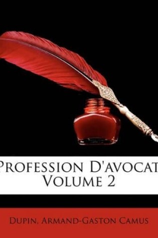 Cover of Profession D'Avocat, Volume 2