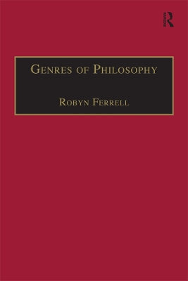 Book cover for Genres of Philosophy