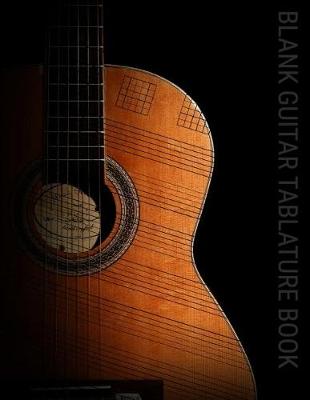 Book cover for Blank Guitar Tablature Book