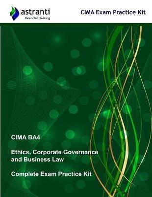 Book cover for Cima Ba4 Ethics, Corporate Governance and Business Law