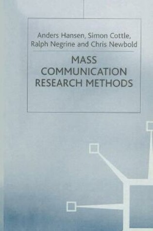 Cover of Mass Communication Research Methods