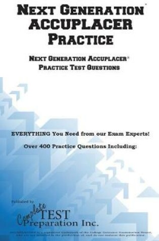 Cover of Next Generation Accuplacer(R) Practice