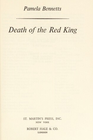 Cover of Death of the Red King