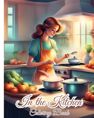 Book cover for In the Kitchen Coloring Book