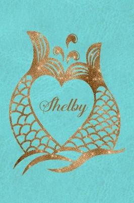 Book cover for Daily Journal Diary - Personalized Mermaid Tails - Shelby