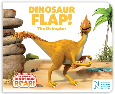 Book cover for Dinosaur Flap! The Oviraptor