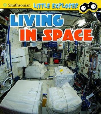 Book cover for Living in Space (Little Astronauts)