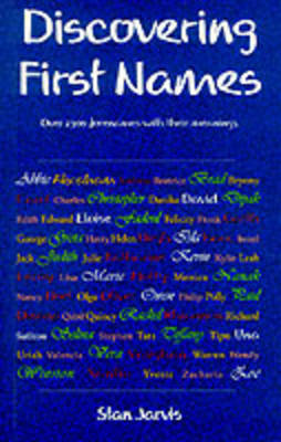 Book cover for First Names