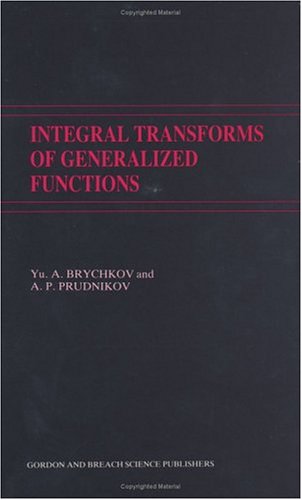 Book cover for Integral Transforms of Generalized Functions