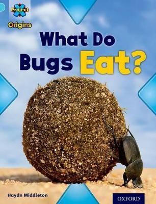 Book cover for Project X Origins: Light Blue Book Band, Oxford Level 4: Bugs: What Do Bugs Eat?
