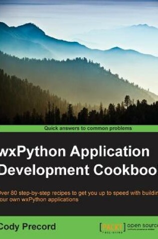 Cover of wxPython Application Development Cookbook