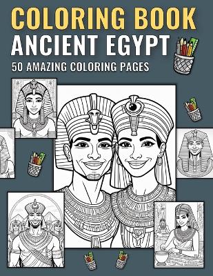 Book cover for Ancient Egypt Coloring Book