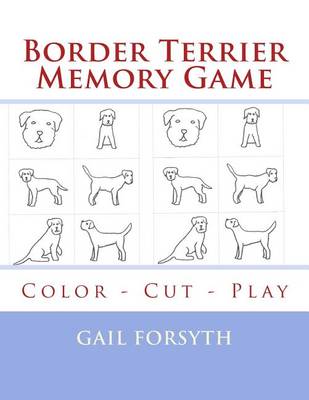 Book cover for Border Terrier Memory Game