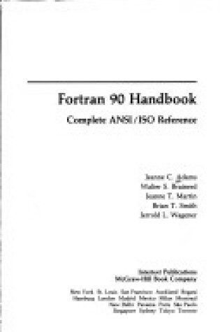 Cover of Fortran 90 Handbook