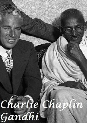 Book cover for Charlie Chaplin & Gandhi