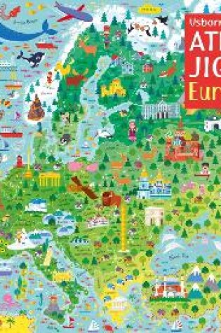 Cover of Usborne Atlas and Jigsaw Europe