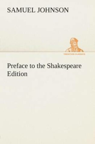 Cover of Preface to the Shakespeare Edition