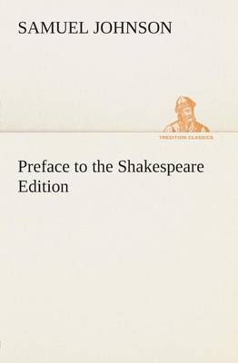 Book cover for Preface to the Shakespeare Edition