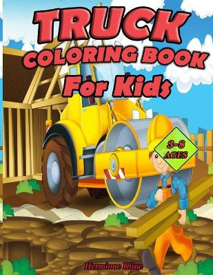 Book cover for Truck coloring Book for Kids