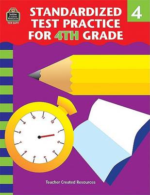 Book cover for Standardized Test Practice for 4th Grade