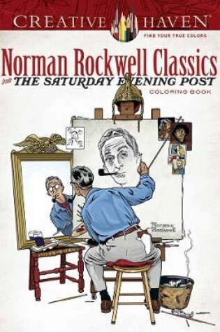 Cover of Creative Haven Norman Rockwell's Saturday Evening Post Classics Coloring Book