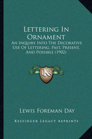 Cover of Lettering in Ornament