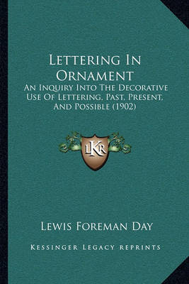 Book cover for Lettering in Ornament