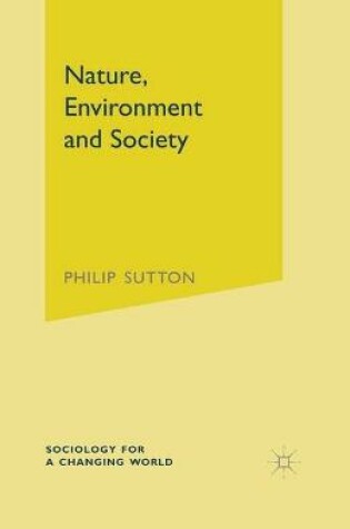 Cover of Nature, Environment and Society