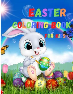 Book cover for Easter Coloring Book For Kids