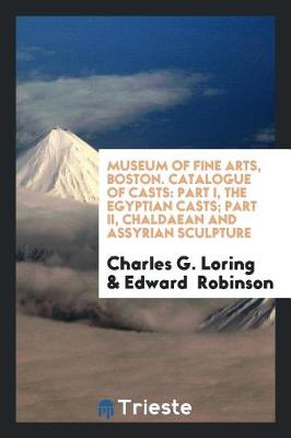 Book cover for Museum of Fine Arts, Boston. Catalogue of Casts